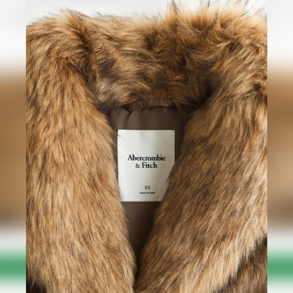 Shawl Collar Faux Fur Coat - Picture 5 of 5